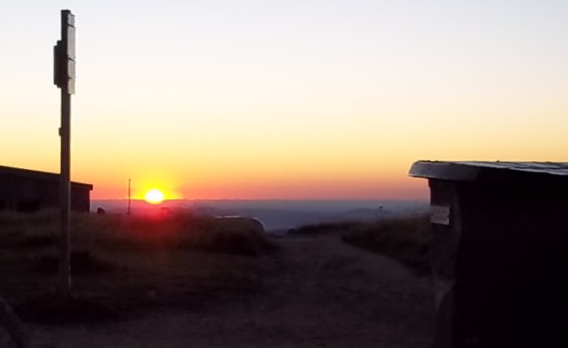 Coucher de soleil au Hohneck